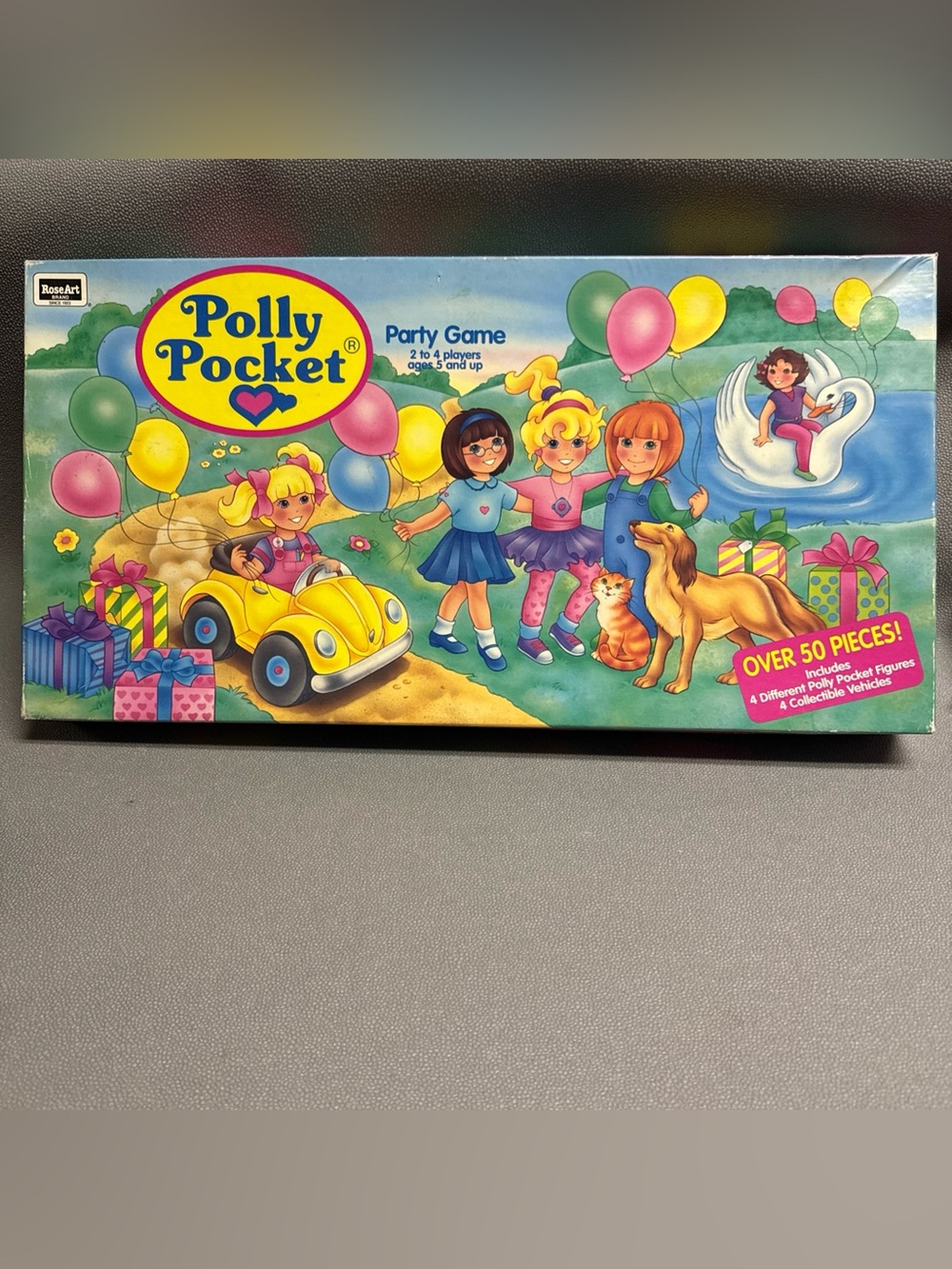 Vintage 1994 Polly Pocket Party Game 100% Complete Board Game Bluebird 89 Dolls